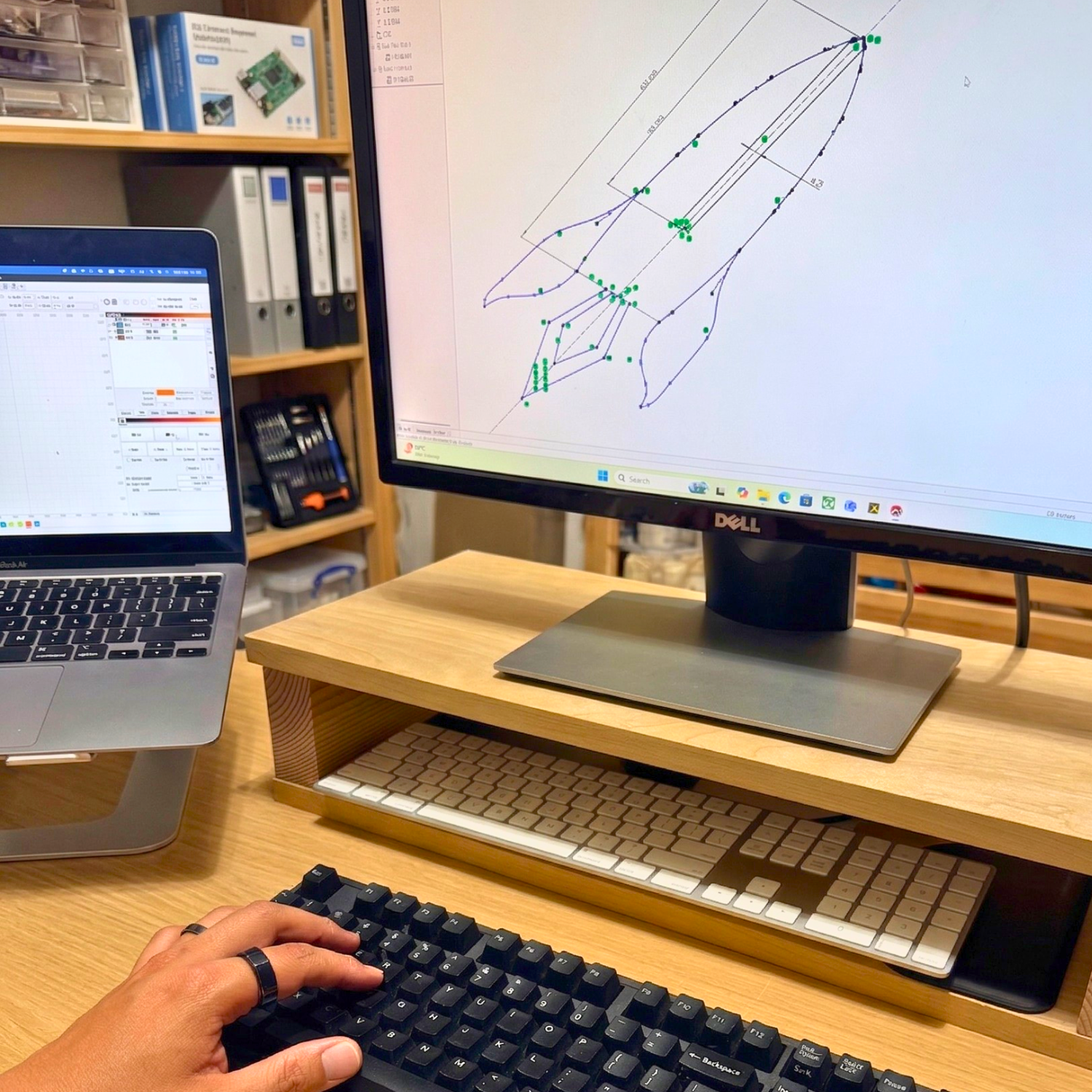 Testing launch angles for a 3D pen rocket launcher — Enki Atelier STEAM kit development